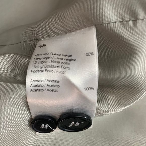 Gerard Darel Gray Wool Double Breasted Blazer - Picture 10 of 11